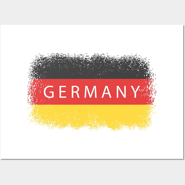 Germany Flag Wall Art by TravelGiftDesign